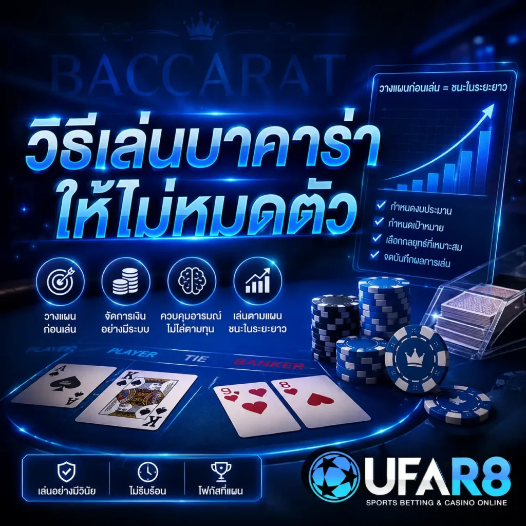 วิธีเล่นบาคาร่า ไม่ให้หมดตัว